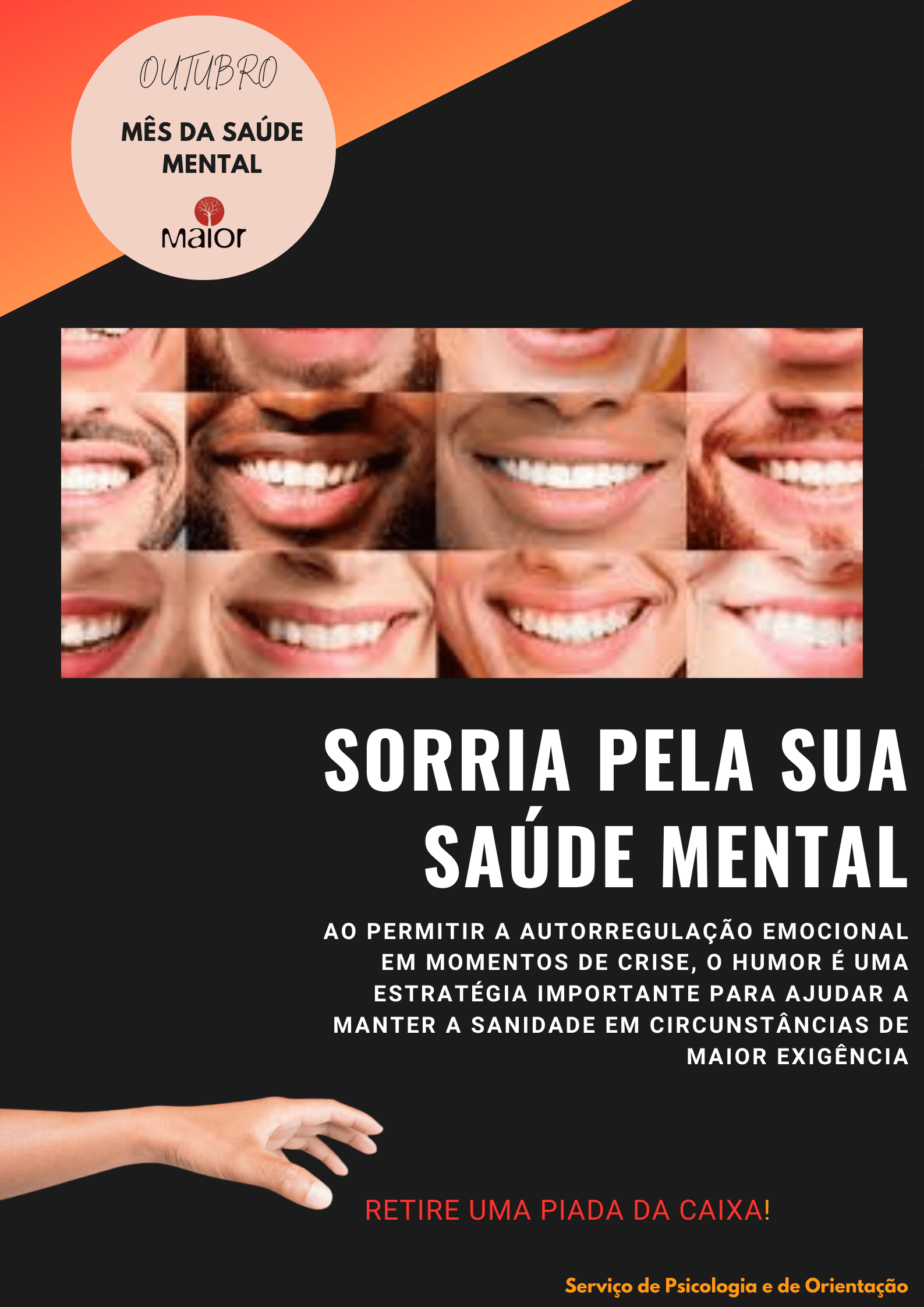 cartaz Mes Saúde Mental professores